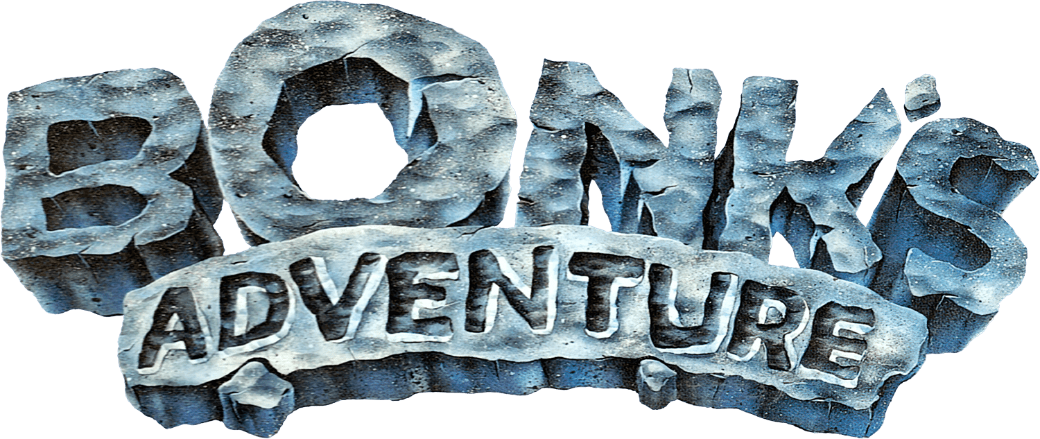 Bonk's Adventure logo for NES